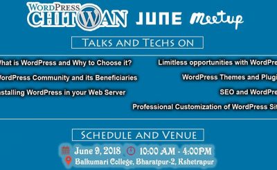 Wordpress June Meetup in Chitwan
